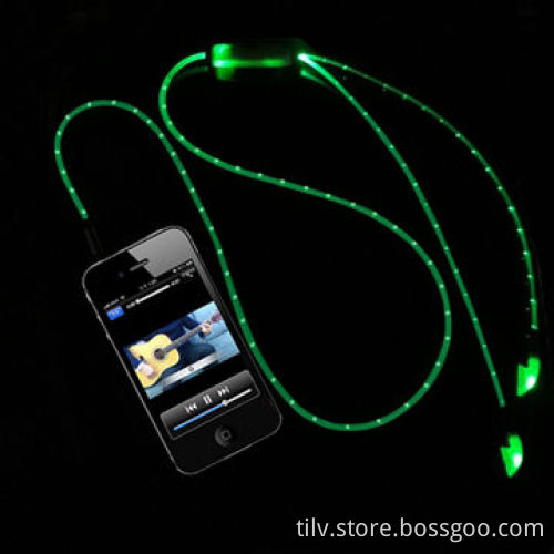 Hot Sell 1.2cm El Lighting Wire Ear-buds